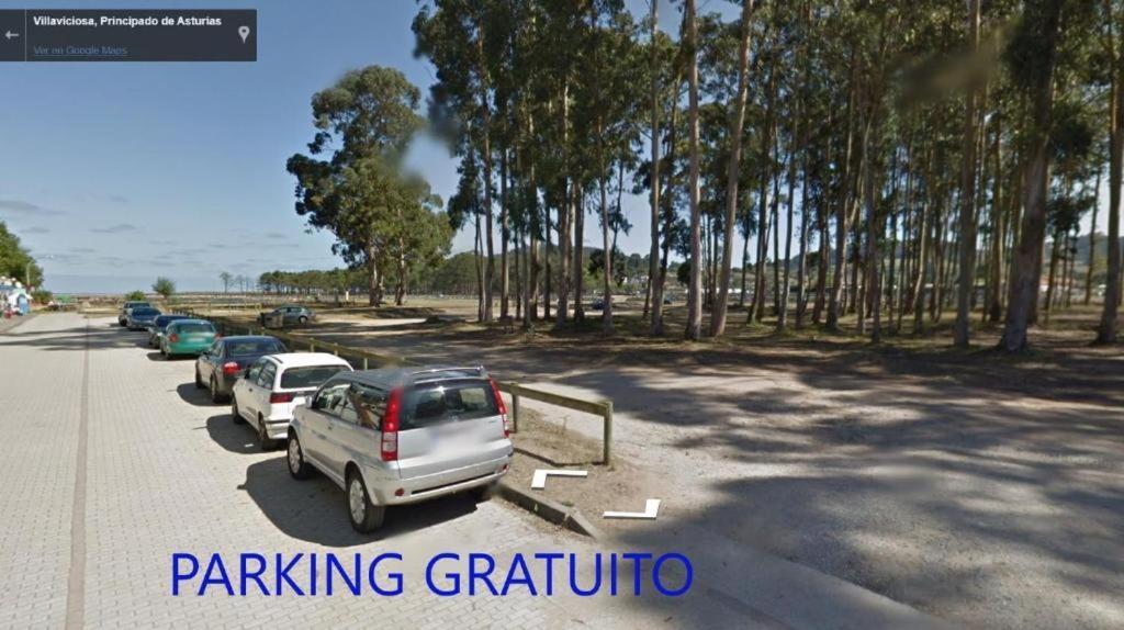 Playa Del Puntal I Villaviciosa Primera Linea Playa Luaran gambar