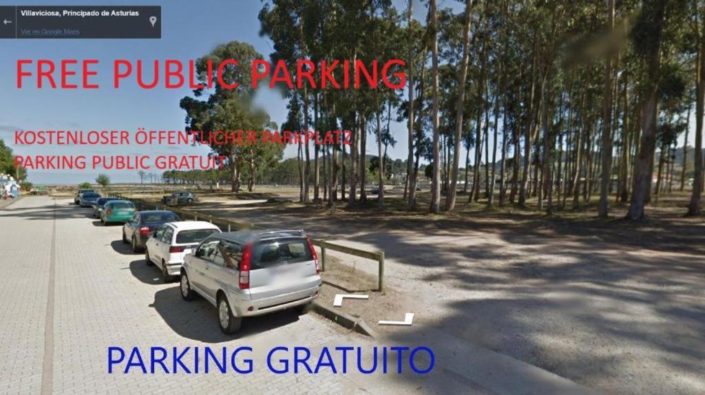 Playa Del Puntal I Villaviciosa Primera Linea Playa Luaran gambar